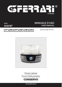 Manual de uso G3 Ferrari G10197 Conservo Deshidratador
