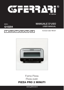 Handleiding G3 Ferrari G10204 Pizza PRO 2 Minuti Pizzamaker