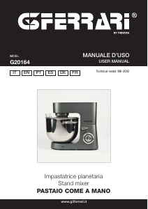 Bedienungsanleitung G3 Ferrari G20164 Pastaio Come a Mano Standmixer