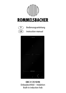 Handleiding Rommelsbacher EBC-V 3510/IN Kookplaat