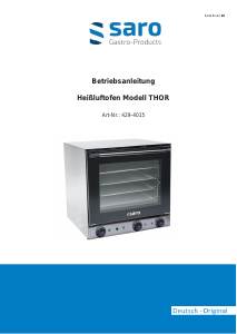 Handleiding Saro THOR Oven