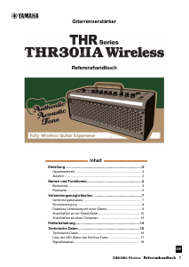 Bedienungsanleitung Yamaha THR30IIA Wireless Gitarrenverstärker