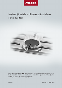 Manual Miele KM 2034 G Plită