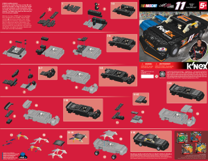 Manual K'nex set 36017 Nascar FedEx car