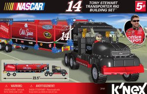 Manual K'nex set 36160 Nascar Tony Stewart transporter rig