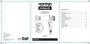 Bedienungsanleitung Edeka RCY-296 Haartrockner