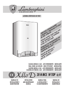 Manuale Lamborghini Xilo D 20 N MCS W TOP U/IT Caldaia per riscaldamento centralizzato