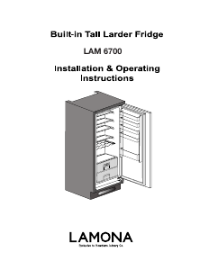Manual Lamona LAM6700 Refrigerator