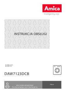 Instrukcja Amica DAW 7123 DCB Pralka