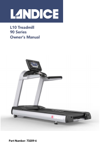 Handleiding Landice L10 Loopband