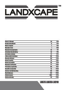 Handleiding Landxcape LX835 Grasmaaier