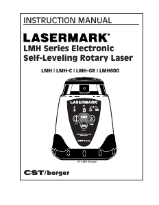 Handleiding Lasermark LMH-C Rotatielaser