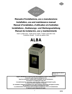 Manual Last Calor Alba Pellet Burner