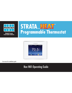 Handleiding Laticrete Strata Heat Thermostaat