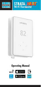 Handleiding Laticrete Strata Heat Wi-Fi Thermostaat