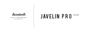 Handleiding Lavatools Javelin Pro Duo Voedselthermometer