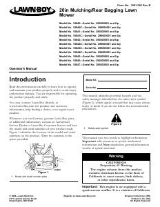 Manual Lawn-Boy 10646 Lawn Mower