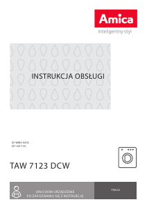 Instrukcja Amica TAW 7123 DCW Pralka