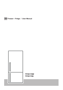Handleiding Lec TF55179W Koel-vries combinatie