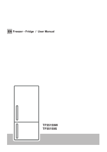 Handleiding Lec TF55159W Koel-vries combinatie