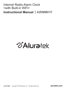 Manual Aluratek AIRMM01F Alarm Clock Radio