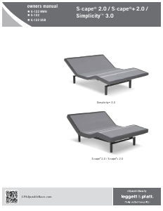 Handleiding Leggett & Platt S-cape 2.0 Bedframe