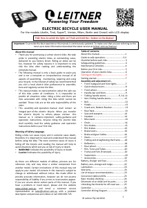 Handleiding Leitner Libelle Elektrische fiets
