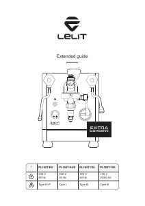 Handleiding Lelit PL162T-120 Espresso-apparaat