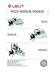 Handleiding Lelit PS25 Strijksysteem