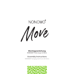 Handleiding Nonomo Move Hangmat