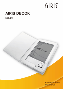 Manual de uso Airis EB001 E-reader