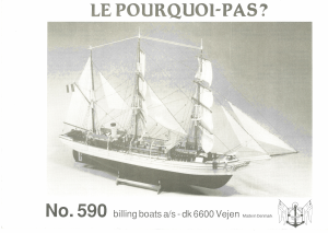 Manual Billing Boats set BB590 Boatkits Le Pourquoi-Pas?