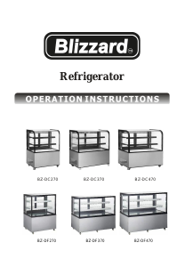 Handleiding Blizzard BZ-DC370 Koelkast