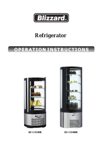 Manual Blizzard BZ-CD400R Refrigerator