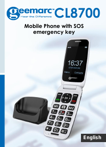 Handleiding Geemarc CL8700 Mobiele telefoon