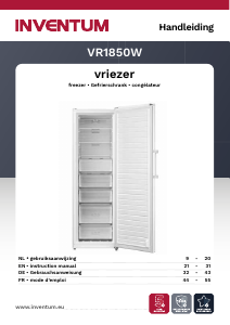 Handleiding Inventum VR1850W Vriezer