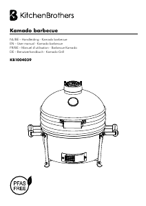 Handleiding KitchenBrothers KB1004039 Barbecue