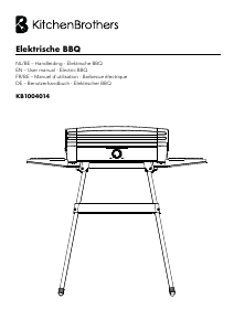 Handleiding KitchenBrothers KB1004014 Barbecue