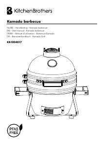 Handleiding KitchenBrothers KB1004017 Barbecue