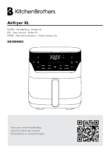 Handleiding KitchenBrothers KB1004083 Friteuse