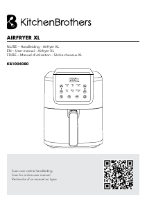 Handleiding KitchenBrothers KB1004080 Friteuse