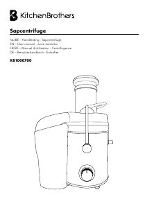 Handleiding KitchenBrothers KB1000700 Sapcentrifuge