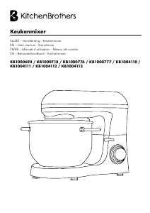 Mode d’emploi KitchenBrothers KB1004110 Robot sur socle