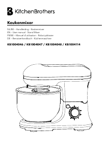 Handleiding KitchenBrothers KB1004046 Standmixer