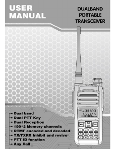 Handleiding Leixen UV-52 Walkie-talkie
