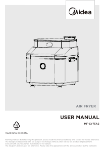 Manuale Midea MF-CY75A2 Friggitrice