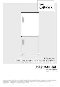 Handleiding Midea MDRB424FGE01OE Koel-vries combinatie