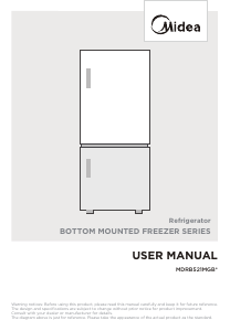 Manual Midea MDRB521MGB02 Fridge-Freezer