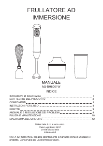Manuale Midea MJ-BH6001W Frullatore a mano