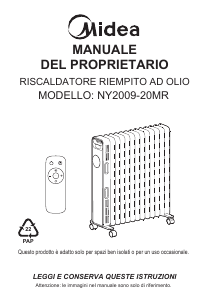 Manual Midea NY2009-20MRE Heater